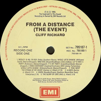 EMI LP795188-1A (Side 1)