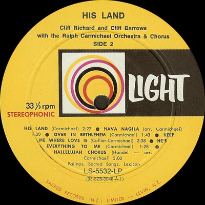 SACRED LS-5532-LP Side 2