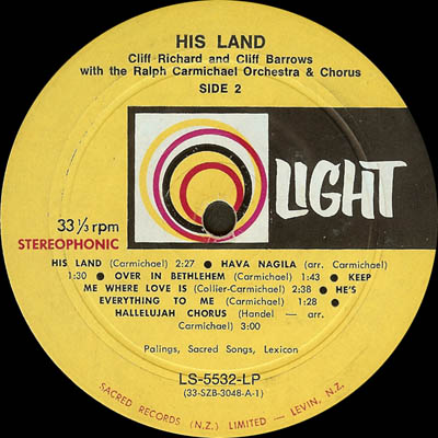 SACRED LS-5532-LP Side 2