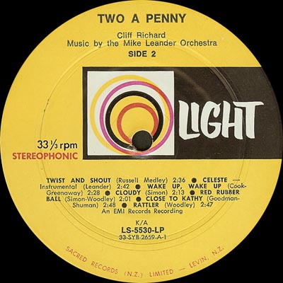 SACRED LS-5530-LP Side 2