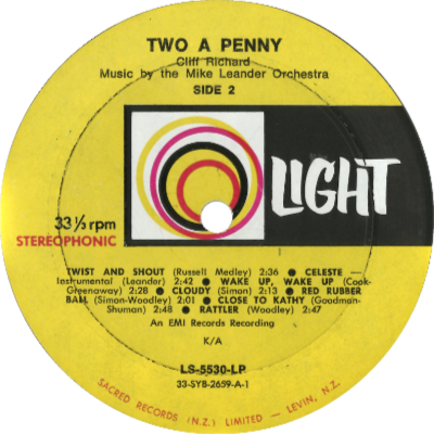 SACRED LS-5530-LP Side 2